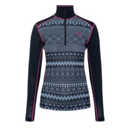 Damen-Sweatshirt Kari Traa Live Hz blau ROYAL / DARK NAVY BLUE