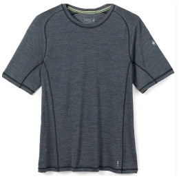Herren-T-Shirt Smartwool M Active Ultralite Short Sleeve grau charcoal heather
