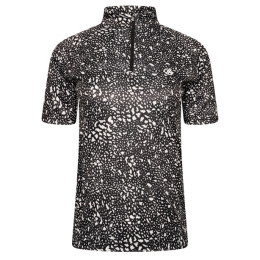 Damen-Radtrikot Dare 2b Persist Jersey schwarz/weiß Blk&WhiteDot
