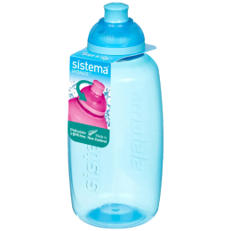 Flasche Sistema Squeeze Twist ‘n’ Sip 380 ml blau
