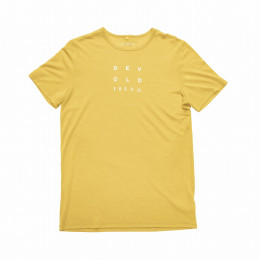 Herren-T-Shirt Devold Active "1853" Tee Man gelb/weiß ARROWWOOD