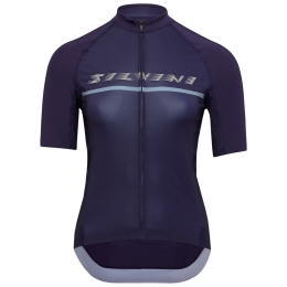 Damen-Radtrikot Silvini Mazzana dunkelblau navy-cream