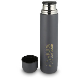 Thermokanne Zulu Vacuum Flask 1L grau/gelb grey/yellow