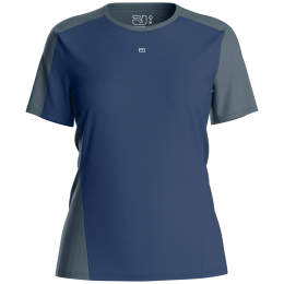 Damen-Funktionsshirt Ortovox 120 Cool Tec Fast Upward Ts W blau/grau Blue Nunatak