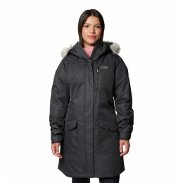 Damen-Wintermantel Columbia Suttle Mountain™ Long Insulated Jacket schwarz Black