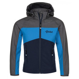 Kinderjacke Kilpi Milo-J grau/blau