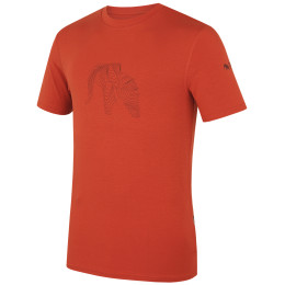 Herren-T-Shirt Zulu Bambus Elephant 210 Short orange terracotta