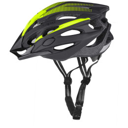 Fahrradhelm Etape Twister schwarz/gelb černá/žlutá fluo mat