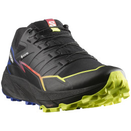 Herren Laufschuhe Salomon Thundercross Gore-Tex schwarz/gelb Black / Surf The Web / Safety Yellow