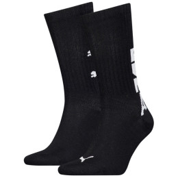 Herrensocken Puma Graphic Logo Crew 2P schwarz black