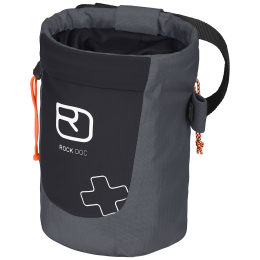 Kreidebeutel Ortovox First Aid Rock Doc schwarz black steel