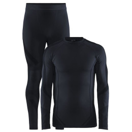 Herren-Funktionsset Craft Core Dry Fuseknit schwarz Black