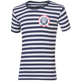 Kinder-T-Shirt Progress Pirat blau/weiß