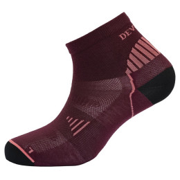 Socken Devold Running Merino Ankle Sock Wmn rot/rosa BEETROOT