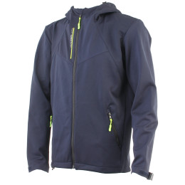 Herren Softshell-Jacke Axon Panther blau
