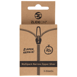 Ersatz-Reißverschluss ZlideOn Multipack Narrow Zipper schwarz Black