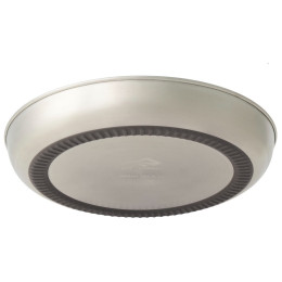Teller Sea to Summit Detour Stainless Steel Plate grau Beluga Black