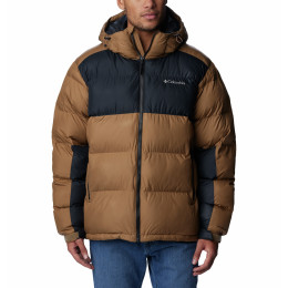 Herren-Winterjacke Columbia Pike Lake™ II Hooded Jacket 2023 braun/schwarz Delta, Black