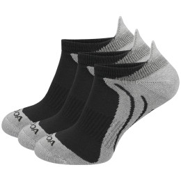 Socken MOOA Bamboo Active Low 3-pack grau Grey/Grey