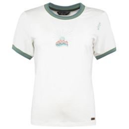 Damen-Funktionsshirt Chillaz Retro Mountain weiß/grün White