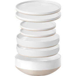 Teller-Set Brunner Set 6in1 Odette weiß