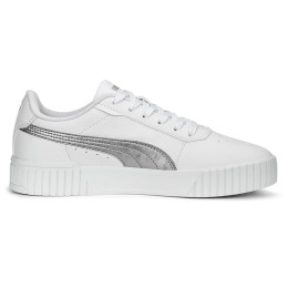 Damenschuhe Puma Carina 2.0 Space Metallics weiß/grau white