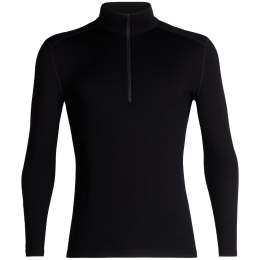 Herren Funktions-Sweatshirt Icebreaker M 260 Tech LS Half Zip schwarz Black