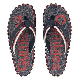 Flip-Flops Gumbies Cairns Red grau/rot