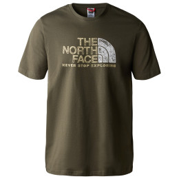 Herren-T-Shirt The North Face S/S Rust 2 Tee dunkelgrün NEW TAUPE GREEN/GRAVEL