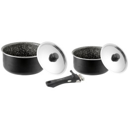 Topfset Brunner Pirate Pot 5 schwarz