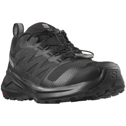 Damen Laufschuhe Salomon X-Adventure schwarz Black / Black / Black