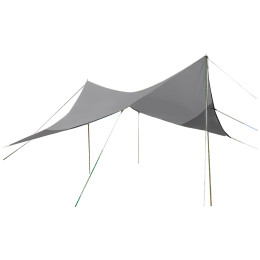 Plane gegen Sonne und Regen Bo-Camp Tarp Travel diamond 5 x 5 m grau Grey