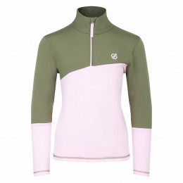Kinder-Funktions-Sweatshirt Dare 2b Formate III Core Stretch rosa/grün CrysRo/OlGrn