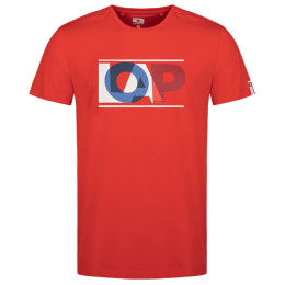 Herren T-Shirt Loap Albertto rot Fiery Red | White
