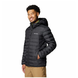 Herren-Winterjacke Columbia Lake 22™ II Down Hooded Jacket schwarz Black