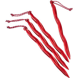 Zeltstifte MSR Cyclone Stake Kit V2 rot red