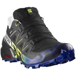 Herren Laufschuhe Salomon Speedcross 6 Gore-Tex schwarz/blau Black / Surf The Web / Safety Yellow