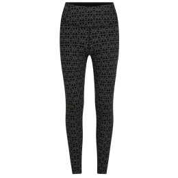 Damen-Funktionsunterhose Icebreaker Women M 260 Tech Vrtx H R Leg AlpGeo schwarz/weiß Black/Snow/J