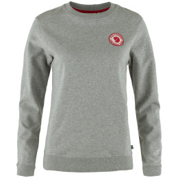 Damenpullover Fjällräven 1960 Logo Badge Sweater hellgrau Grey-Melange