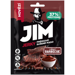 Trockenfleisch Jim Jerky Jerky Rindfleisch BBQ 23 g