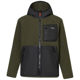 Kinder-Sweatshirt Regatta Munro Hybrid Jacket DarkKhak/Blk dunkelgrün DarkKhak/Blk