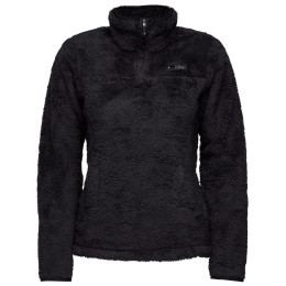 Damen-Sweatshirt Black Diamond Roadie QTR Zip Fleece schwarz Black