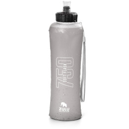 Wasser Faltflasche Zulu Soft Flask 750 grau grey