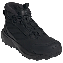 Trekkingschuhe Adidas Terrex Winter Boot Mid Leather schwarz CBLACK/CBLACK/GREFOU