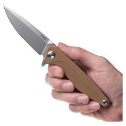 Klappmesser Acta non verba Z300 BB Stonewash/G10/Liner Lock sand COYOTE