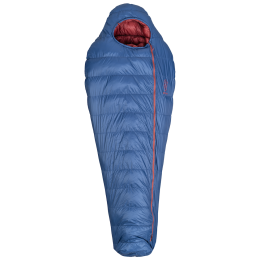 Daunenschlafsack Patizon D 590 S (156-170 cm) blau/rot Navy / Red