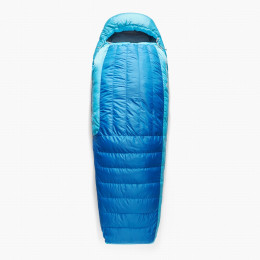 Daunenschlafsack Sea to Summit Trek -9C Long blau/hellblau Snorkel Blue