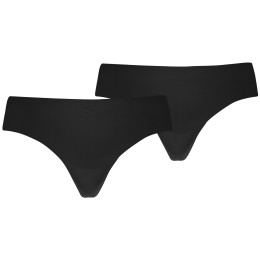 Damenhöschen Puma Seamless String 2P Pack schwarz Black