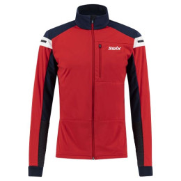Herrenjacke Swix Dynamic rot/blau Swix Red