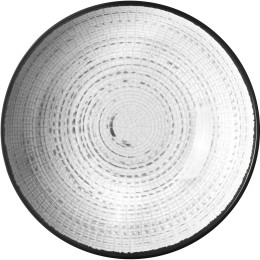 Teller Brunner Tivoli Deep plate weiß/schwarz